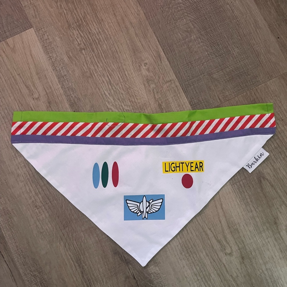Buzz Lightyear Halloween Dog Bandana